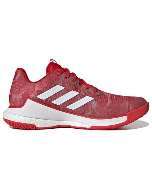 Adidas Red (Wmns) Crazyflight Shoes 'Team Collegiate Camo'