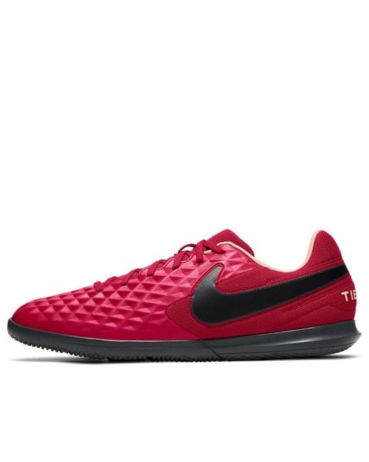 Nike Red Tiempo Legend 8 Club Ic Indoor Court for men