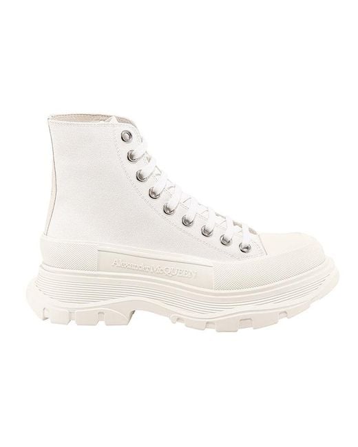 McQueen White (Wmns) Tread Slick Boot 'Canvas'