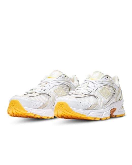 New Balance White 530 'Timberwolf Raw Amethyst' for men