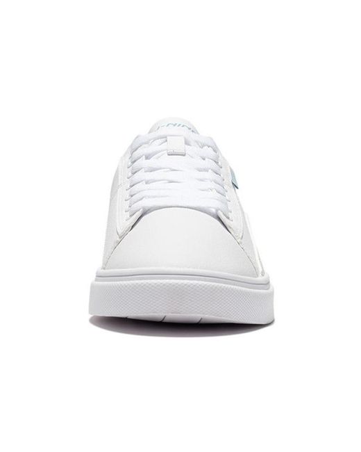 Li-ning White (Wmns) Classic Skateboarding Low