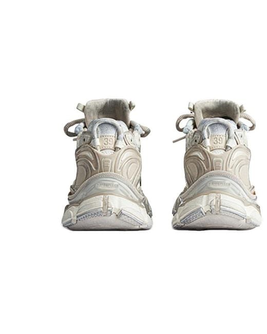 Balenciaga Metallic Runner Sneakers Nylon Suede-Like Fabric' for men
