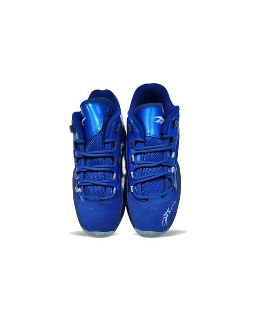 Reebok Blue Question Low X Panini Rookie Signature Prizm' for men