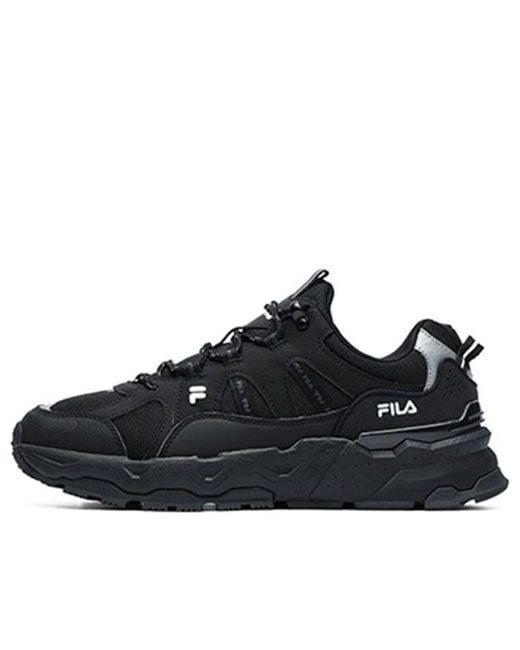 Fila Black Trek 1S Low-Top Sports Shoes for men