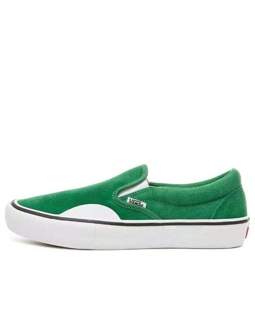Vans Green Slip-On Pro 'Amazon' for men
