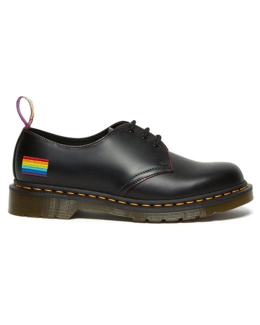 Dr. Martens Black 1461 For Pride for men