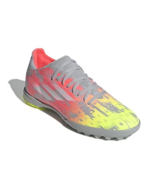 Adidas X Speedflow.3 Soccer Shoes Grey/pink/yellow for men