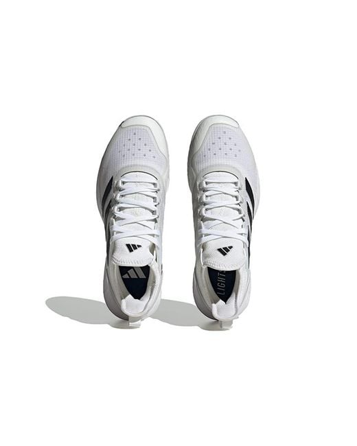 Adidas White Adizero Ubersonic 4.1 for men