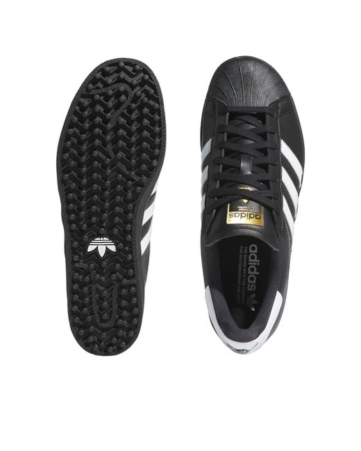 Adidas Black Superstar Spikeless for men