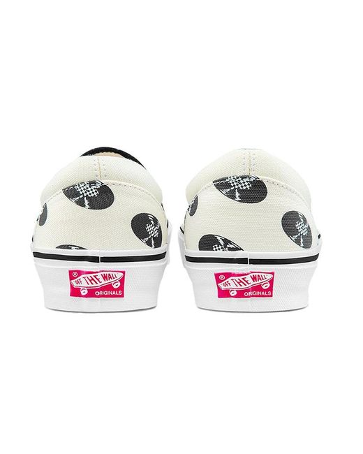 Vans White Wacko Maria X Og Classic Slip-On Lx Records' for men