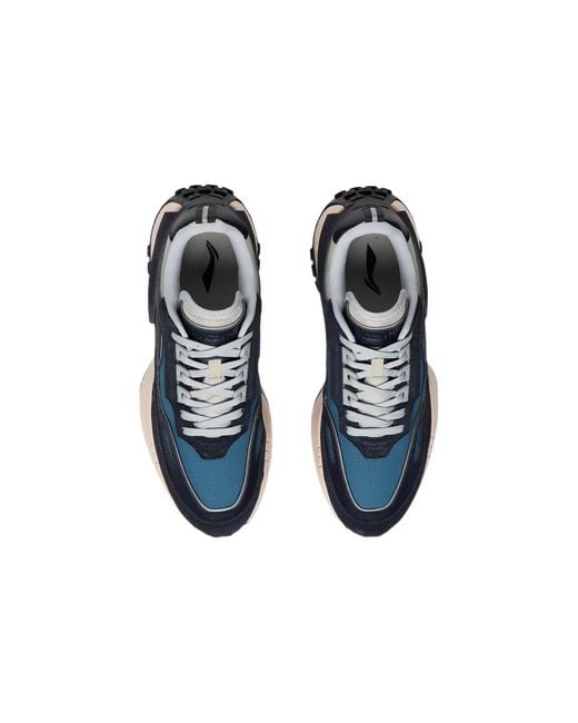 Li-ning Blue Counterflow Lifestyle Shoes for men