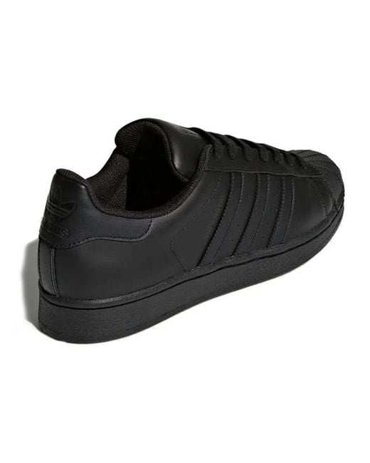 Adidas Black Superstar Foundation 'Core' for men