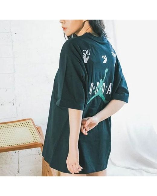 Nike Black X Off- Mj T-Shirt Asia Sizing Forest' for men