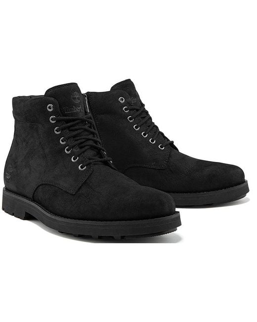 Timberland Black Alden Brook Side Zip Boots Full Grain' for men