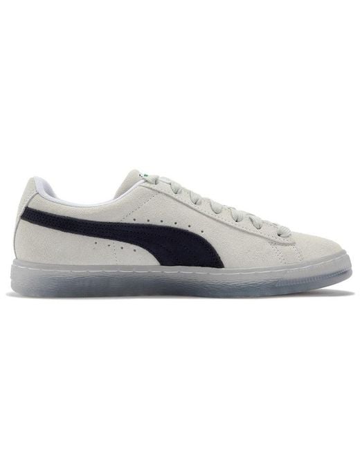 PUMA White Suede Translucent for men