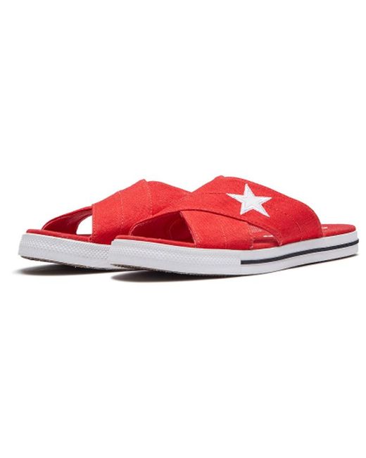 Converse Red (Wmns) One Star Slide