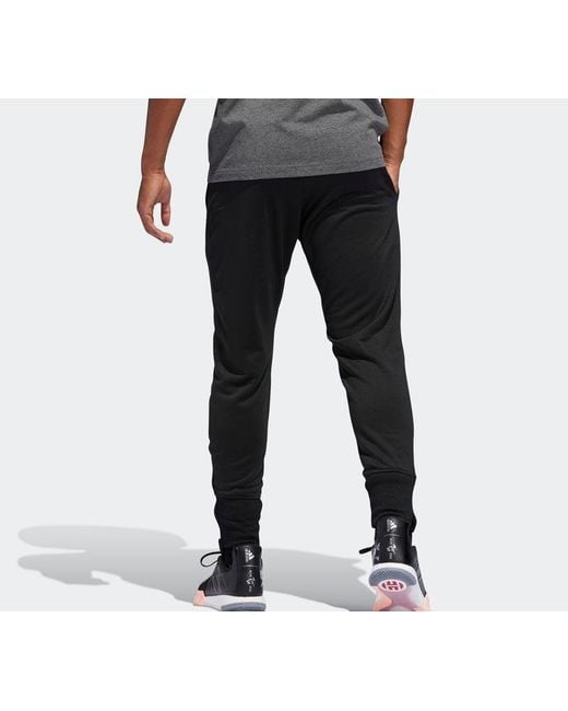 Adidas Black Harden Pant 2 Basketball Slim Fit Long Pants for men