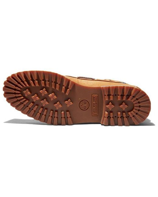 Timberland Brown 3-Holes Boot Shoes X Clot for men