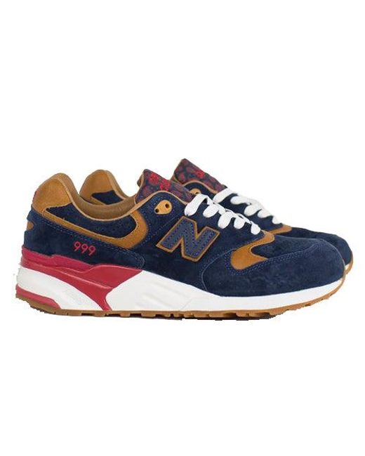New Balance Blue Sneaker Politics X 999 'Case 999' for men