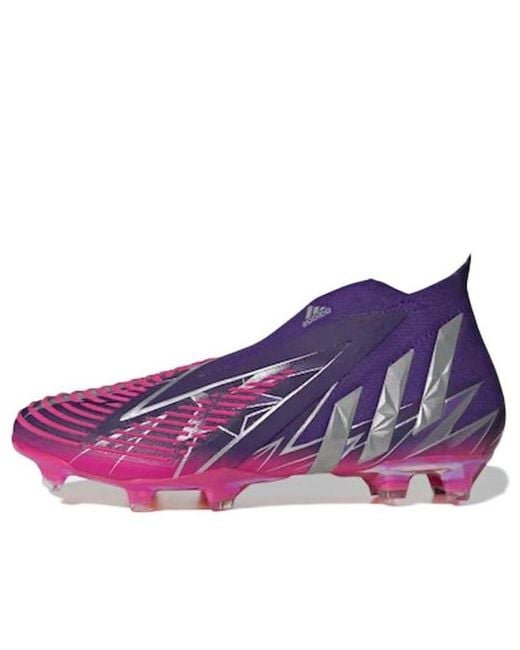 Adidas Purple Predator Edge+ Low Fg 'Uefa Champions League' for men