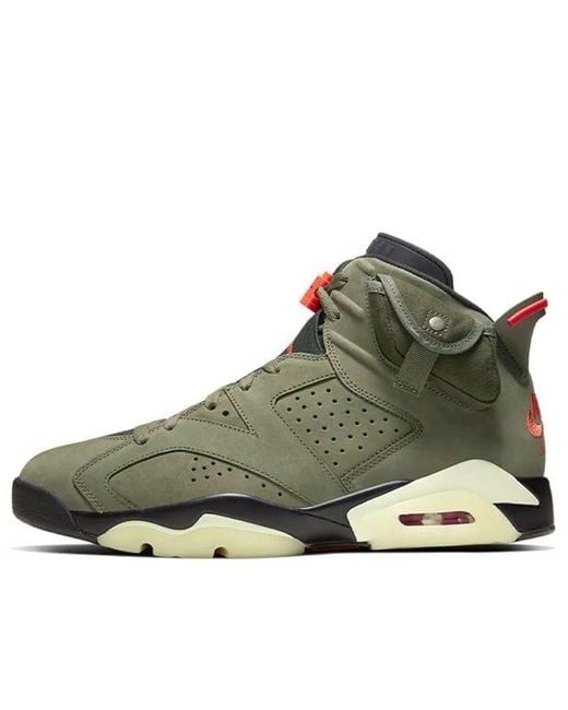 Nike Green X Travis Scott Air 6 Retro "Cactus Jack" Sneakers for men