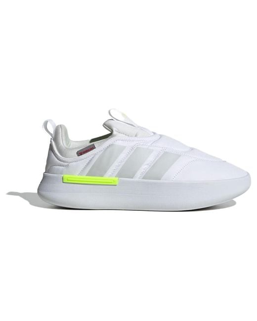 Adidas White Adipuff Lucid Lemon' for men