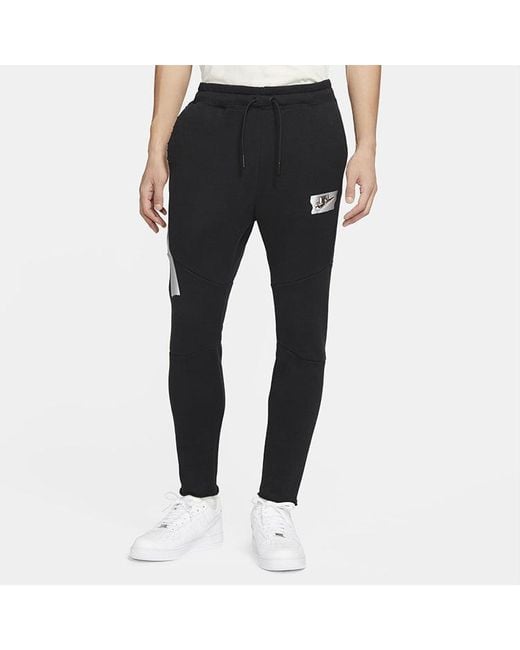 Nike Black As M Nsw Punk Pant Drawstring Knit Running Sports Long Pants for men