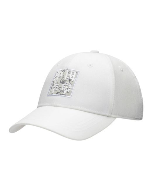 Li-ning White Graphic Baseball Cap