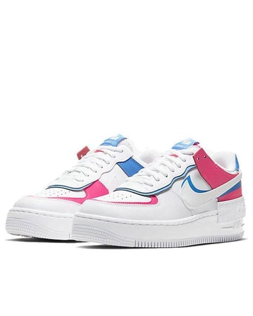 Nike White (Wmns) Air Force 1 Shadow 'Cotton Candy'