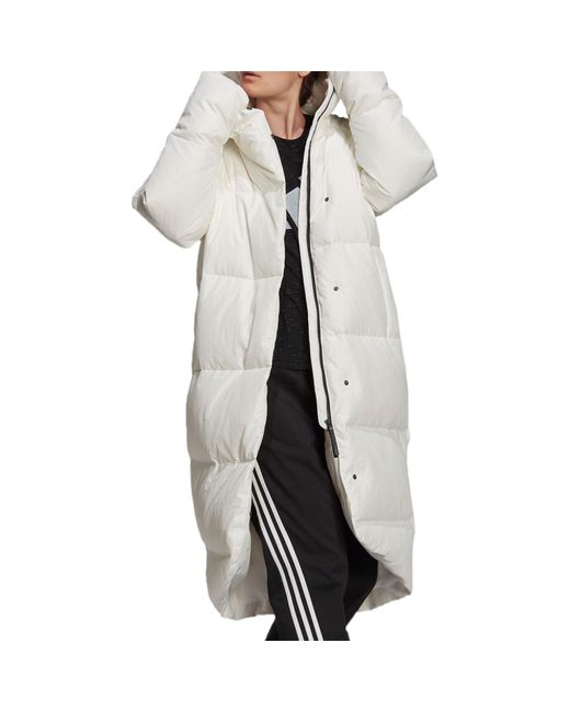Adidas White (Wmns) Big Baffle Jacket
