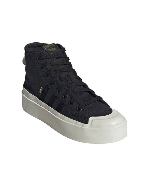 Adidas Blue (Wmns) Nizza Bonega Mid Shoes