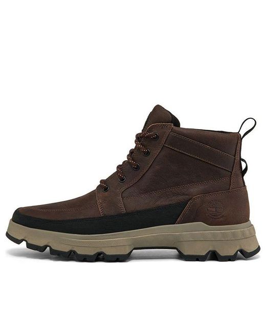 Timberland Brown Originals Ultra Waterproof Wide Fit Chukka Boots 'Dark' for men