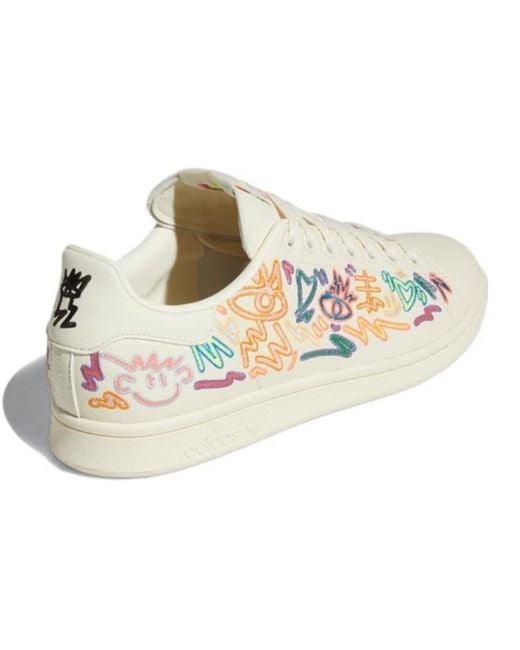 Adidas White Kris Andrew Small X Stan Smith 'Pride' for men