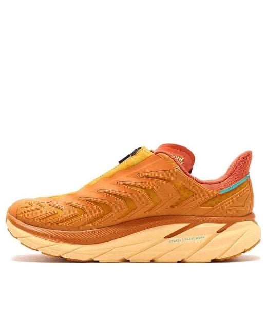 Hoka One One Orange Project Clifton 'Desert Sun' for men