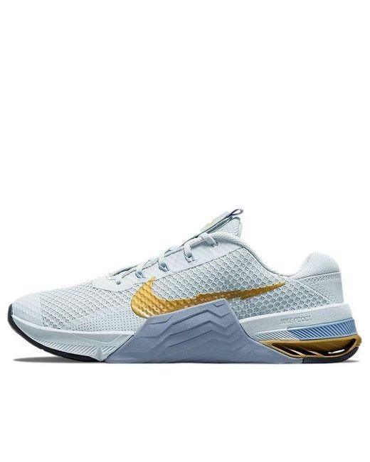 Nike Blue (Wmns) Metcon 7 'Pure Platinum Metallic Coin'