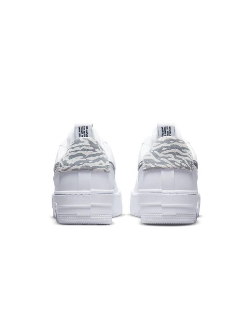 Nike White (Wmns) Air Force 1 Pixel Se 'Zebra'