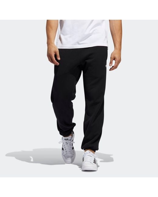 Adidas Black Originals 3 Stripe Wrap Pants For for men