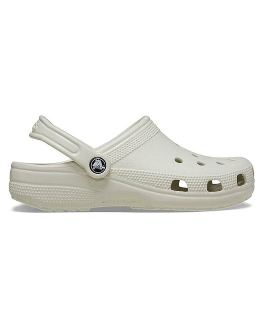 CROCSTM White Classic Clogs 'Linen' for men