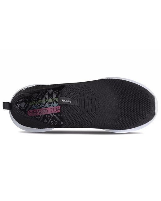 Skechers Black (Wmns) Ultra Flex Slip-Ons