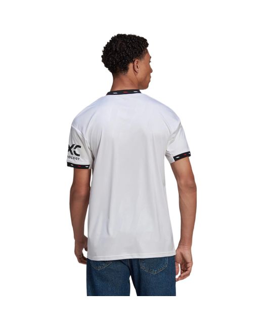 Adidas White Manchester United Fc Away Shirt 2022 2023 for men