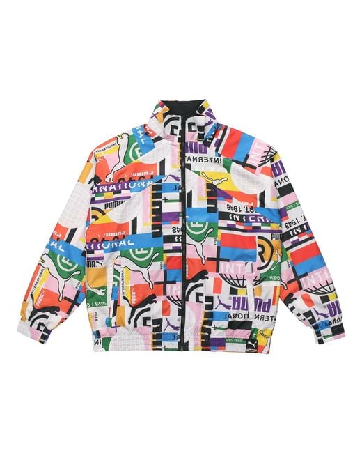PUMA Blue International Lab Track Jacket for men