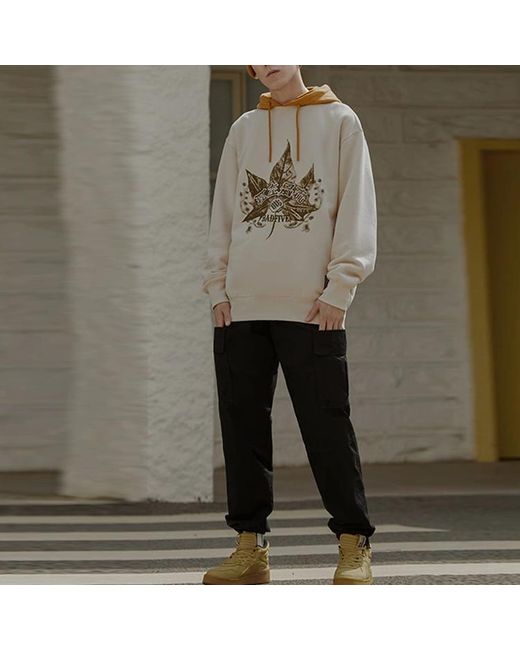 Li-ning Natural Badfive Graphic Sweatshirt 'Khaki' for men