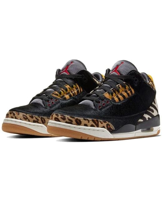 Nike Black 3 Retro Se 'Animal Instinct' for men