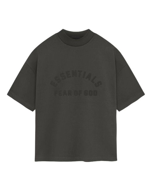 Fear Of God Black Ss24 Heavy Jersey Ss Tee 'Ink' for men