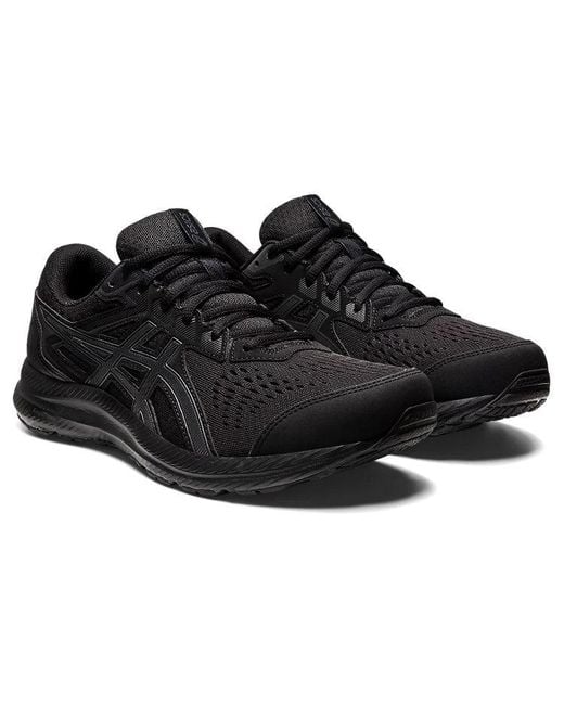 Asics Black Gel-Contend 8 4E Wide Carrier' for men