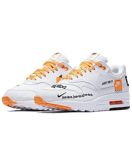 Nike White Air Max 1 'Just Do It' for men
