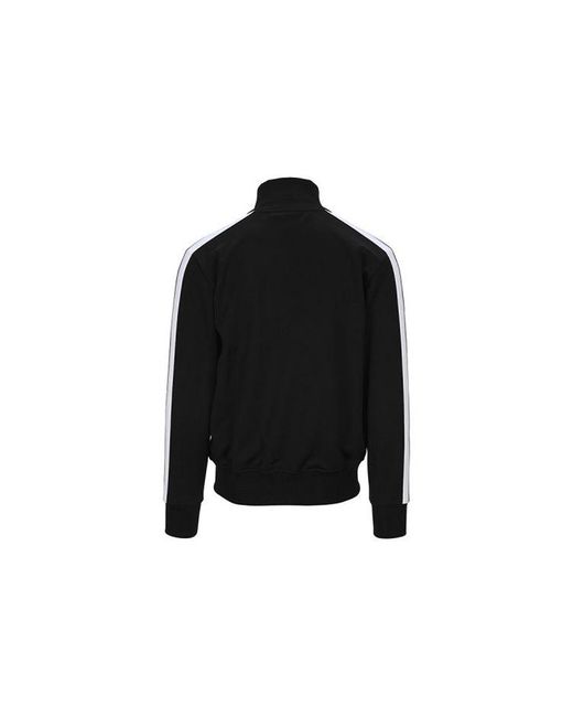 Palm Angels Black Side Stripe Sports Jacket for men