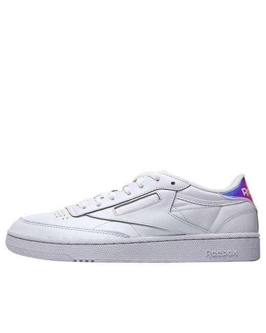 Reebok White Club C 85 Mu 'Iridescent Hologram'