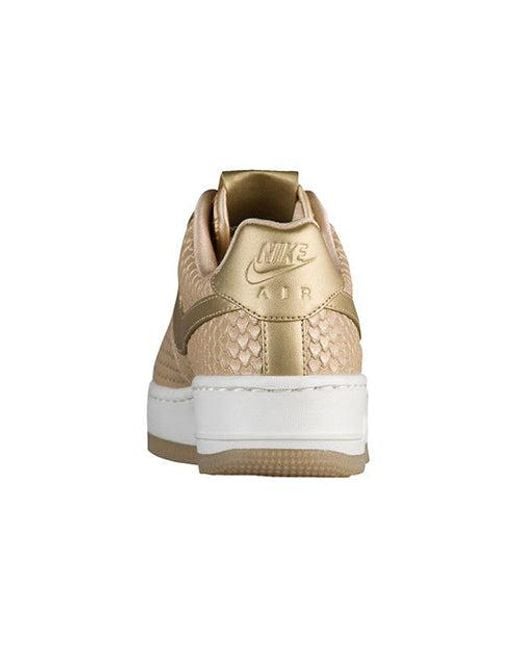 Nike Brown (Wmns) Air Force 1 Upstep Premium 'Blur'