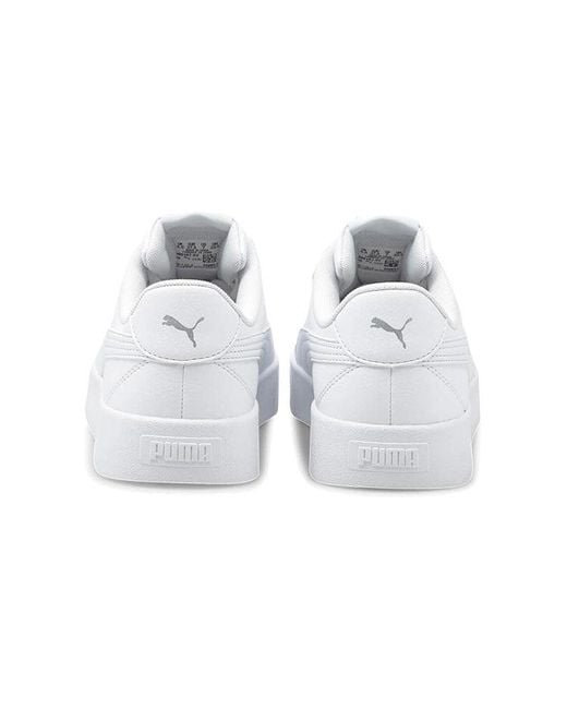 PUMA White Skye Clean Sneakers